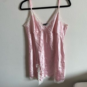 pink slip dress